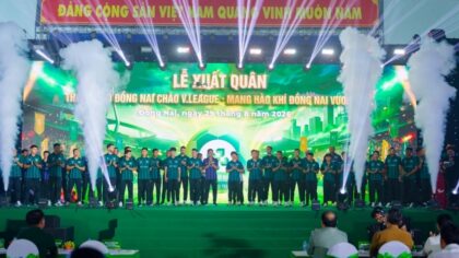 Chính thức: Tân binh V.League thay áo mới