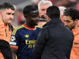 Arsenal bám đuổi Man City, Saka có nguy cơ vắng 12 trận