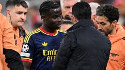 Arsenal bám đuổi Man City, Saka có nguy cơ vắng 12 trận