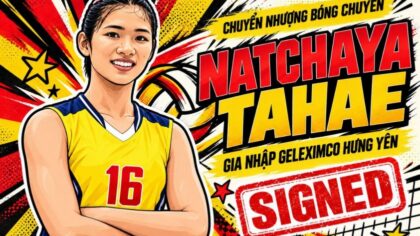 Thêm chủ công Thái Lan đầu quân cho giải bóng chuyền VĐQG Việt Nam