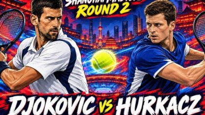 Djokovic đấu Hurkacz, vòng 2 Thượng Hải Masters 2026: Xem trực tiếp ở đâu?