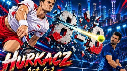 Djokovic lần đầu gục ngã trước Hurkacz, sớm rời Shanghai Masters từ vòng 2