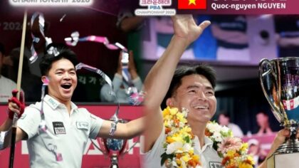 Cơ thủ Việt Nam làm nên lịch sử với ngôi vô địch PBA Tour tại Hàn Quốc